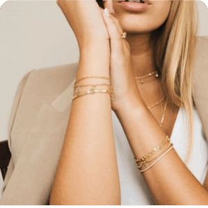 AMI Women Rose Gold Brass
