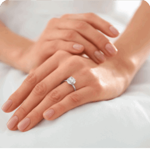 Yutika Hearts Gold Ring