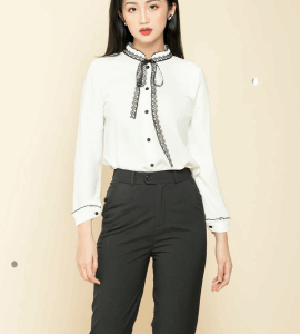 Slogan cotton print t-shirt