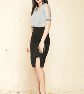 Slogan cotton print t-shirt